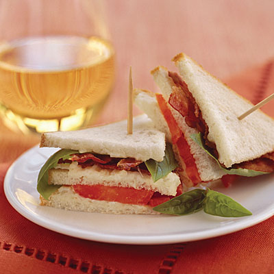 Mini BBT - Bacon, Basil & Tomato Sandwich