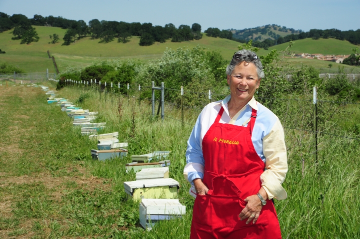Ann Sievers of Il Fiorello Olive Oil Company. Photo by Kathy Keatley Garvey
